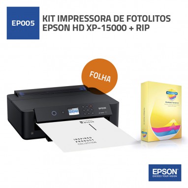 IMPRESSORA FOTOLITOS- EPSON HD XP-15000 + SOFTWARE RIP  + TINTA FAST INK