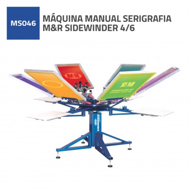 M&R MAQUINA MANUAL SERIGRAFIA SIDEWINDER 4/6