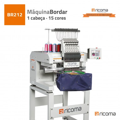 MAQUINA  BORDAR RICOMA 1 CABEÇA 15 CORES  - MT1501TC-7S