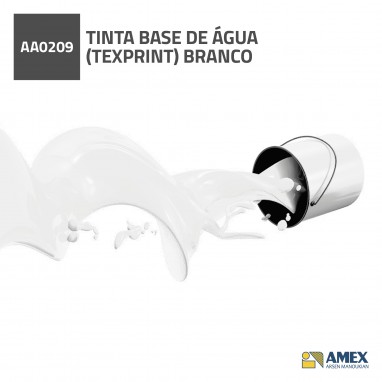 TINTA BASE DE AGUA  (TEXPRINT) BRANCO