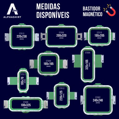 BASTIDOR MAGNÉTICO 6.5*6.5