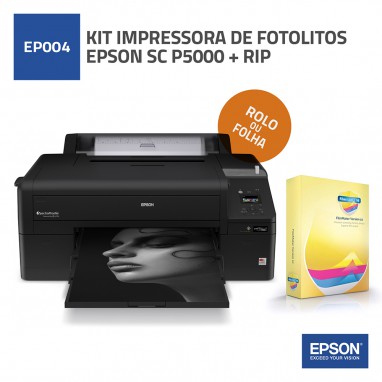 IMPRESSORA EPSON SC P5000 + SOFTWARE RIP  + TINTA FAST INK