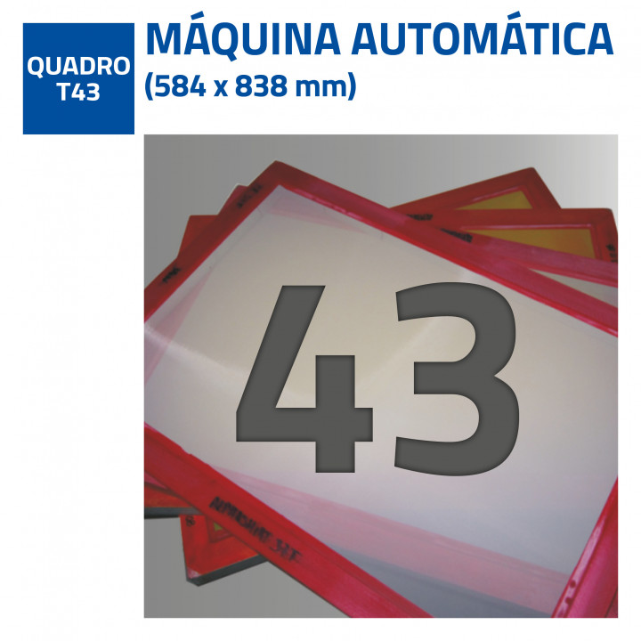 QUADRO DE ALUMINIO 584X838 COM TELA APLICADA 43