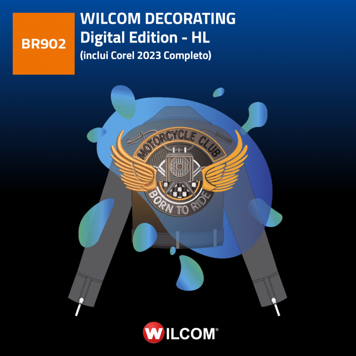 WILCOM EMBROIDERYSTUDIO DECORATING DIGITAL EDITION - HL (inclui Corel 2023 completo)
