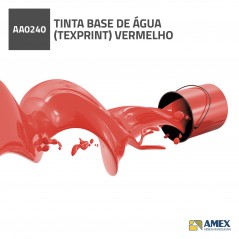 TINTA BASE DE AGUA  (TEXPRINT) VERMELHO
