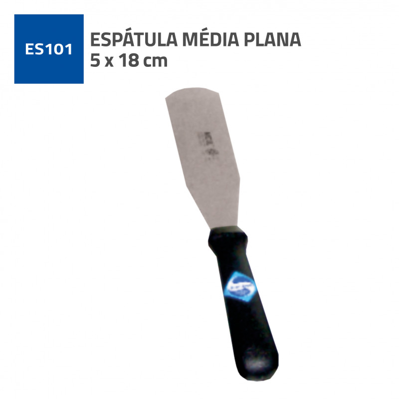 ESPÁTULA MÉDIA PLANA -  5x18 CM