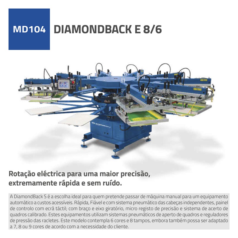 M&R DIAMONDBACK E - MAQ. IMP.AUT.  8T/6C