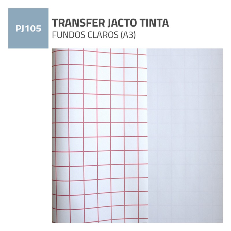 TRANSFER JACTO TINTA  F. CLAROS - A3 FCWHITEJET