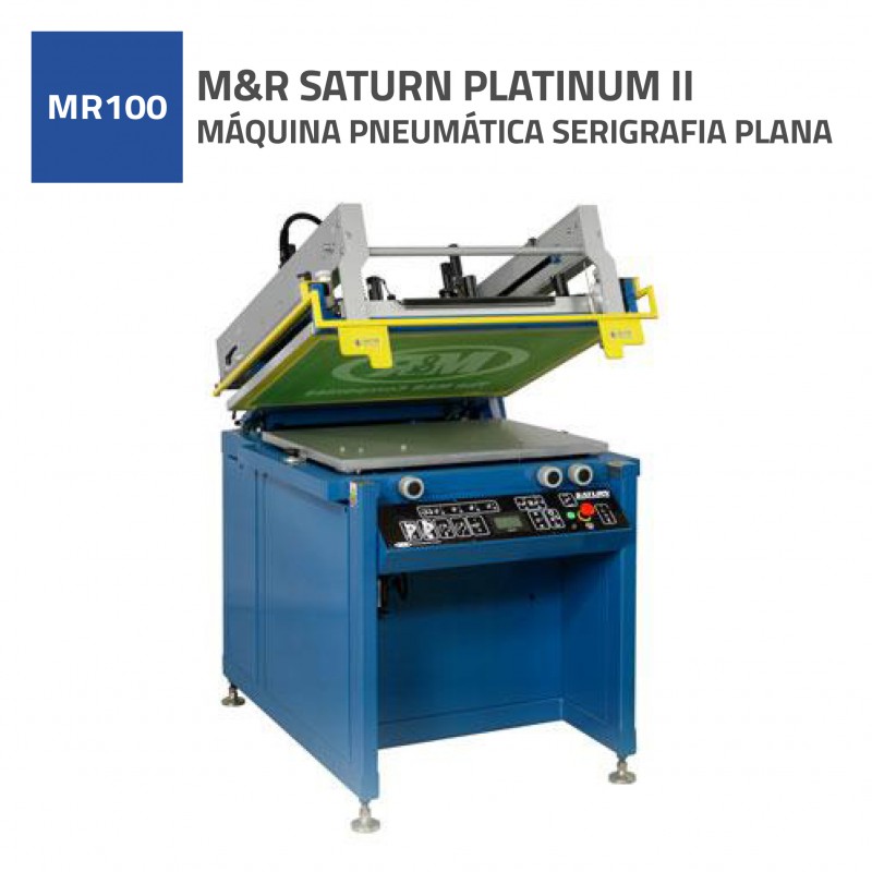 M&R SATURN PLATINUM II  - MAQ. PNEUM.  SERIGRAFIA PLANA