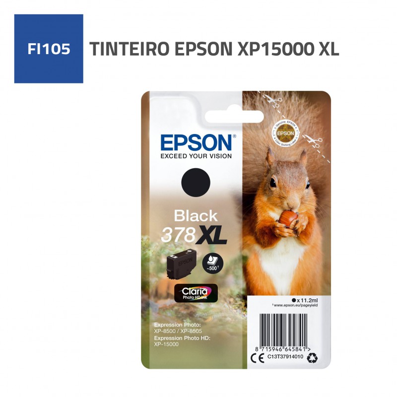 TINTEIROS EPSON XP15000 XL PRETO